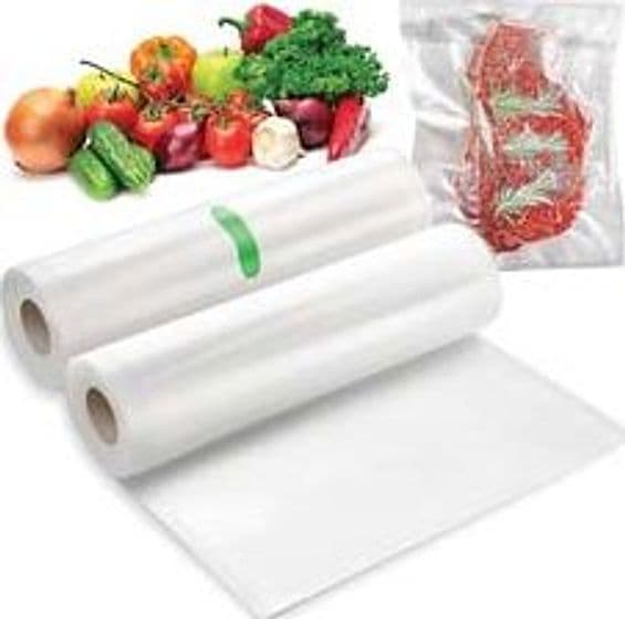 Buste Sottovuoto per Alimenti in Rotolo 1 Confezione Xtra 20 2 Rotoli