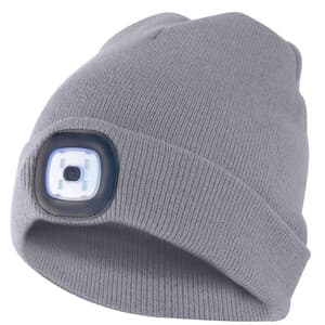 Cappello Lighthouse con Luce LED Ricaric. Grigio Ch 6 Pezzi - 2