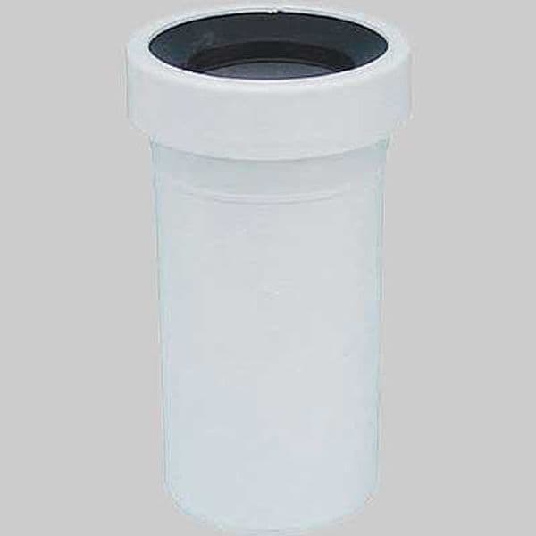 Manicotto WC di Prolungamento a Innesto con Guarnizione DM.90 x H 255 - 2
