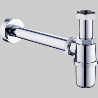 SIFONE A BOTTIGLIA IN ABS CROMATO 1 1/4 x 32 - 280 mm - 1 pezzi - Idroweb - 2