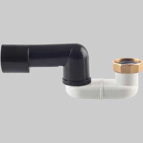 Sifone Ribassato Orientabile per Piatto Doccia Ghiera Ottone 11/2 x 40 x 50 - 2