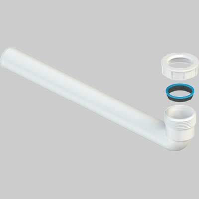 Curva Universale con Ghiera e Guarnizione 1½ x Ø40 Idroweb H 260 mm - 2