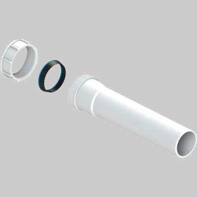 Prolunga Universale con Ghiera e Guarnizione 1½ x Ø40 Idroweb H 200 mm - 2
