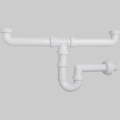 Sifone ad U Due Vie 1½ x 40 Idroweb - 2