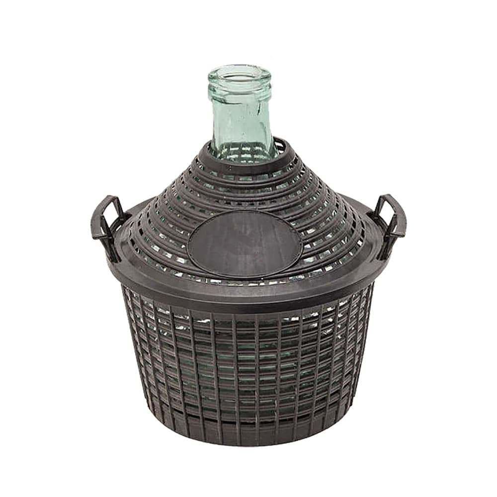 Damigiana Bocca Stretta in Vetro a Ø Bocca Senza Tappo 5 lt 4,3 cm - 2