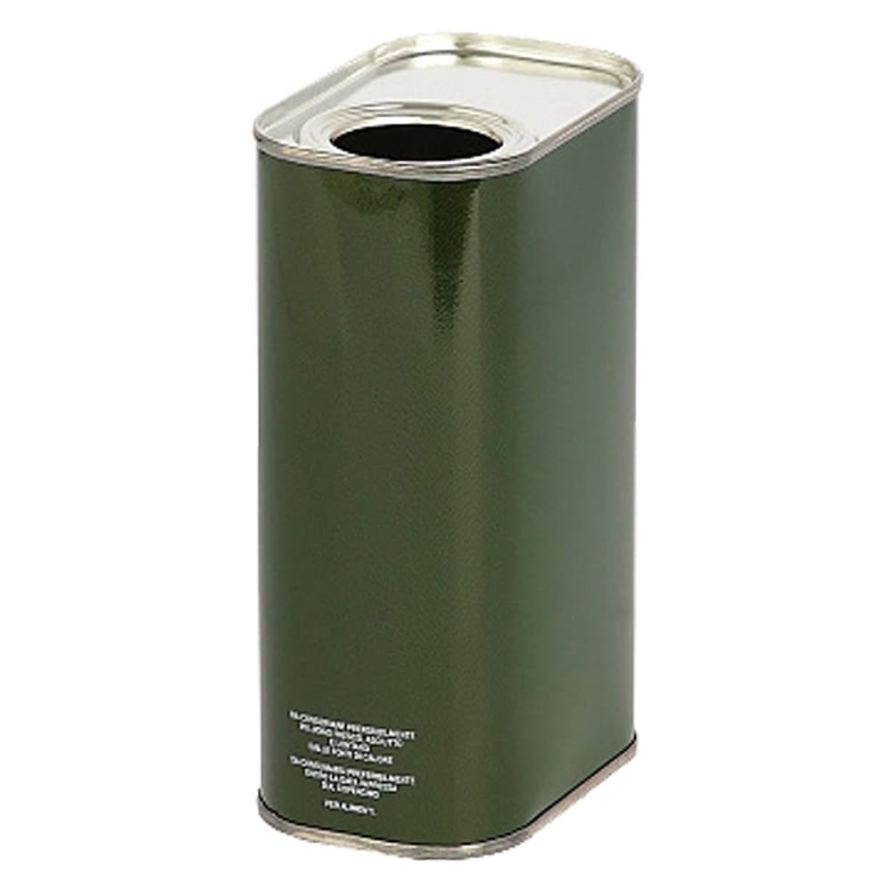 LATTA PER OLIO IN LAMIERA Lt. 0,5 - foro Ø 32 mm- 28 pezzi  - ASA ITALIA