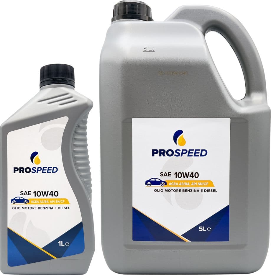 Olio Motore per Autovetture Sae 10W40 Prospeed 12 Pezzi 1 lt - 2