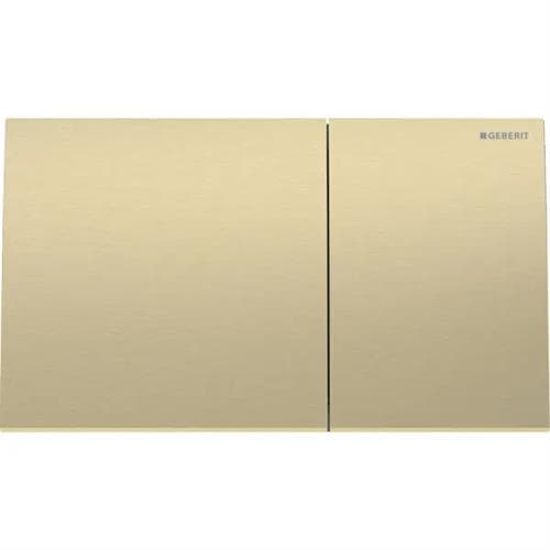 Placca di Copertura 2 Tasti Sigma 70 2023 Geberit Ottone Spazzolato Geberit - 2