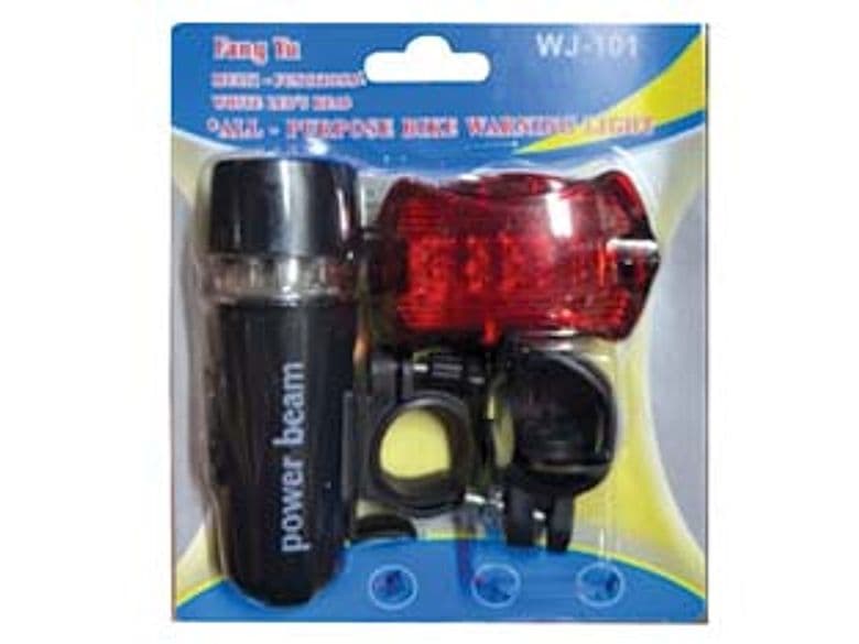 Luce Anteriore e Posteriore a 5 LED per Bicicletta 10 cm Anteriore 6 Pezzi - 2