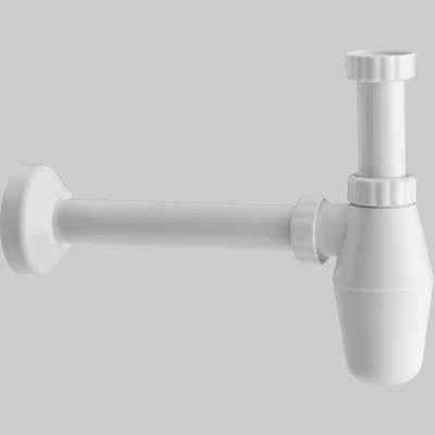 Sifone a Bottiglia in ABS Bianco 1¼ x 32 Idroweb 250 mm - 2