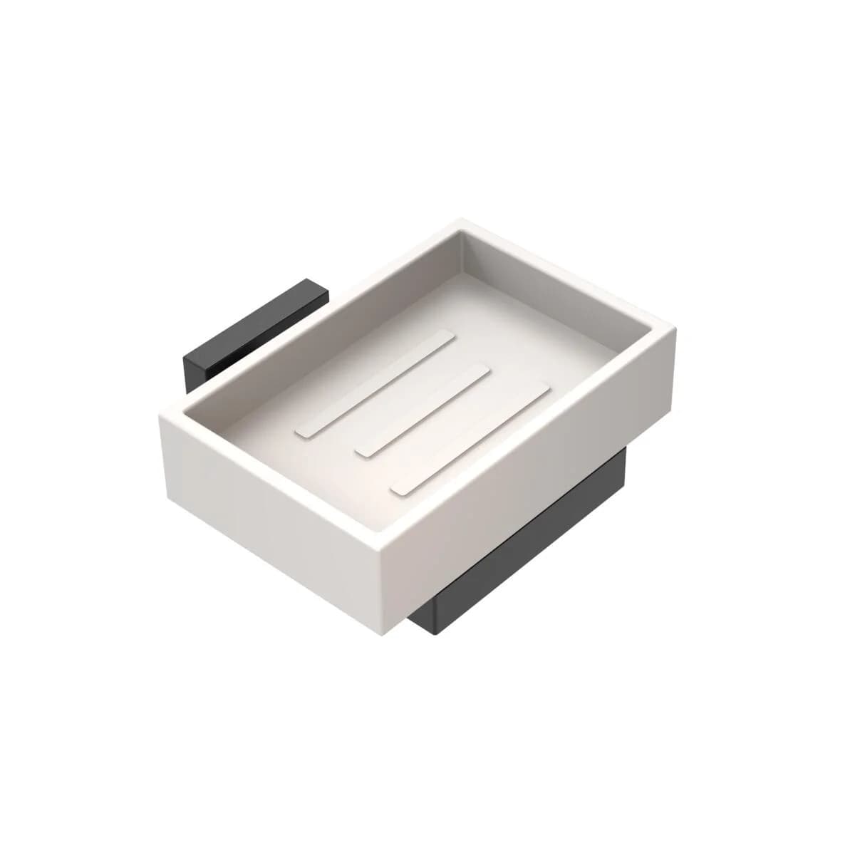Porta Sapone Mod Trend Metaf Nero Opaco 12 CMXH.6,7 x 10,9 - 2