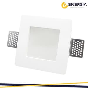 FARETTO INCASSO IN GESSO QUADRATO 120X120 C/VETRO- 1,0 pz - 2