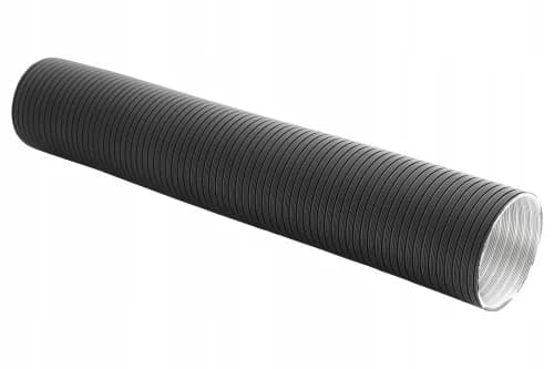 Tubo Alluminio Flex Allungabile a 3 m Dk Ø 60 Nero - 2