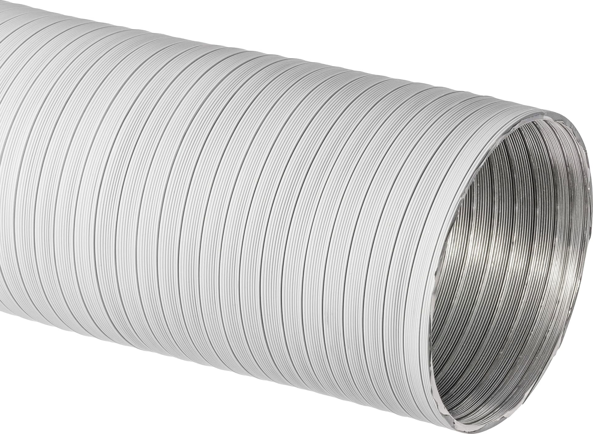 Tubo Alluminio Flex Allungabile a 3 m Dk Ø 150 Bianco - 2