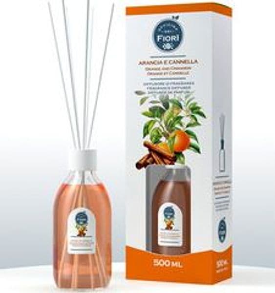 Diffusore Officina dei Fiori 500ML Arancia e Cann 6 Pezzi - 2