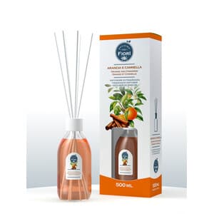 Diffusore Officina dei Fiori 500ML Arancia e Cann 6 Pezzi - 2