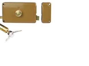 Serratura Portoncino Catenaccio+scrocco Doppio Cilindro Fisso 3 Cod 499477 - 2