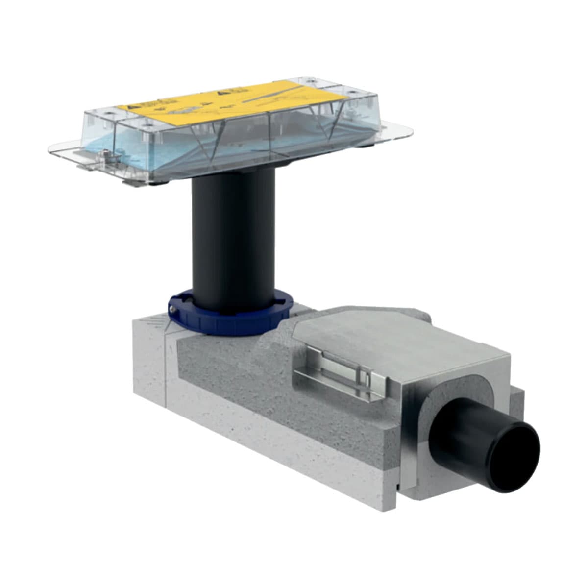 Kit Montaggio Grezzo per Canalette Chiusura Idraulica 50 mm.altezza GBR - 2