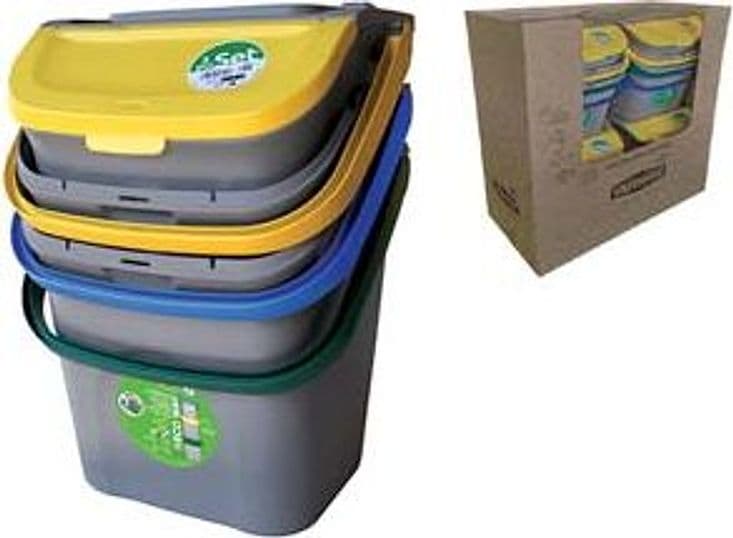 Set Pattumiera per Raccolta Differenziata 28 l PZ.3 38,5 CMX37X51H. 1 - 2