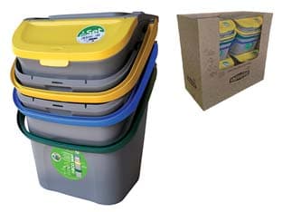 Set Pattumiera per Raccolta Differenziata 28 l PZ.3 38,5 CMX37X51H. 1 - 2