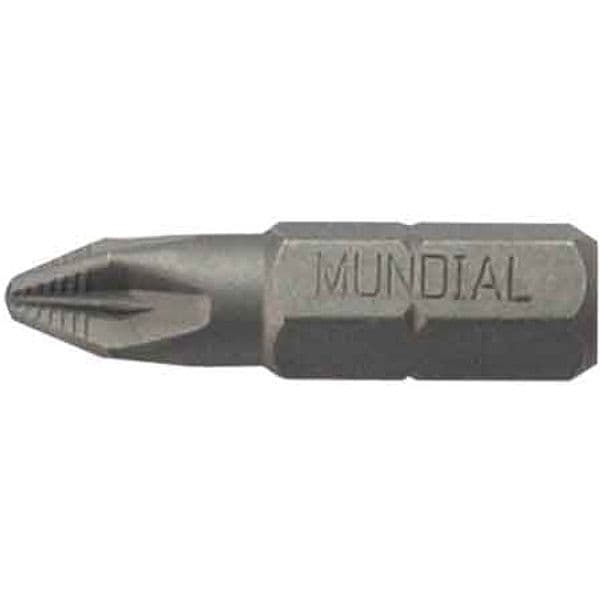 Inserto Croce Pozidriv Mundial 1/4 Pz 3 12 Pezzi - 2