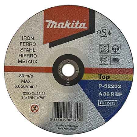Disco da Taglio per Ferro Makita Ø 230 x 3,2 mm Conf 50 Pezzi - 2
