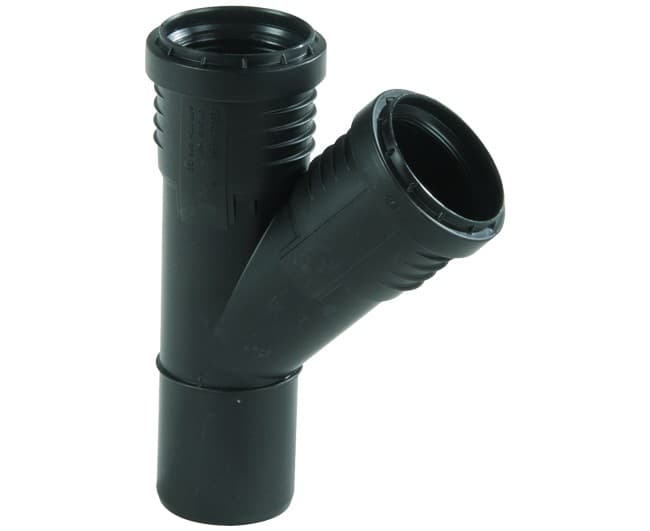 Braga Raccordo Scarico 45 ° PP Innesto Guarnizione Silent Ø Geberit - 2