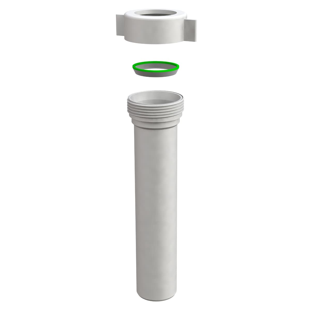 Prolunga Universale in PVC con Ghiera 1¼ Ø 32 Bonomini - 2