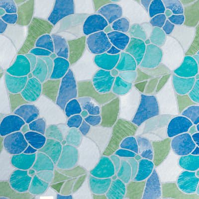 Plastica Adesiva Lisbona 2665 Home Deco Trasparente Blu H. L.15 m 45 cm - 2