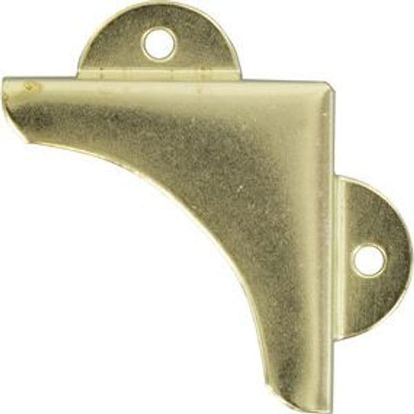 Fermaspecchi Liscio Acciaio Ottonato 40 x 40 mm 100 Pezzi - 2