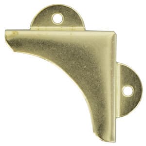 Fermaspecchi Liscio Acciaio Ottonato 40 x 40 mm 100 Pezzi - 2
