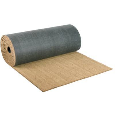 Zerbino Cocco a Rotolo Greggio 14 Cocco con PVC H 12 ml 100 cm - 2
