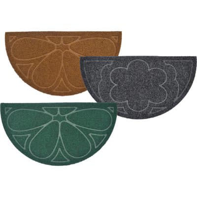Zerbino Derby Mezzaluna Poliestere con Vinile 40 x 75 cm 2 Pezzi - 2