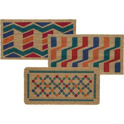 Zerbino Tropical 14 Cocco con PVC 50 x 100 cm 2 Pezzi - 2