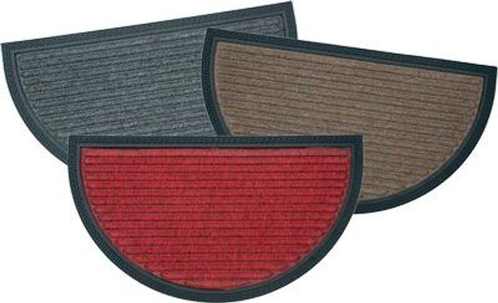 Zerbino Border Mezzaluna Polipropilene con Gomma 40 x 70 cm 2 Pezzi - 2