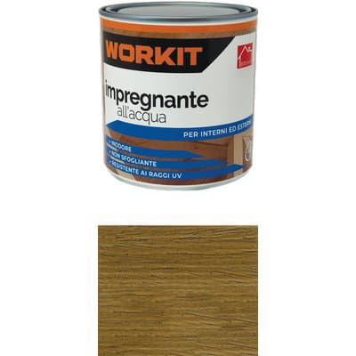 Impregnante Acqua Workit Noce Scuro 750 ml 6 Pezzi - 2