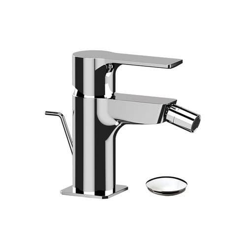 Rubinetto Miscelatore Monocomando Bidet C Scarico Linea Trend Maria Cromo - 2
