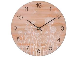 Orologio Muro Fiori e Legno Ø 30 mm cm Xtra - 2