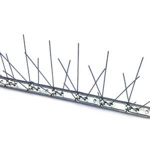 Dissuasore per Volatili 100 cm 80 Spilli Base INOX 25 Pezzi - 2