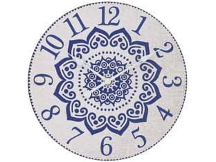 Orologio Muro Mandala Blu Ø 30 mm cm Xtra - 2