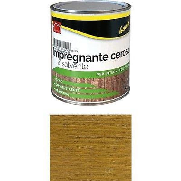 Impregnante Ceroso a Solvente Workit Noce Chiaro 2,5 L 2 Pezzi