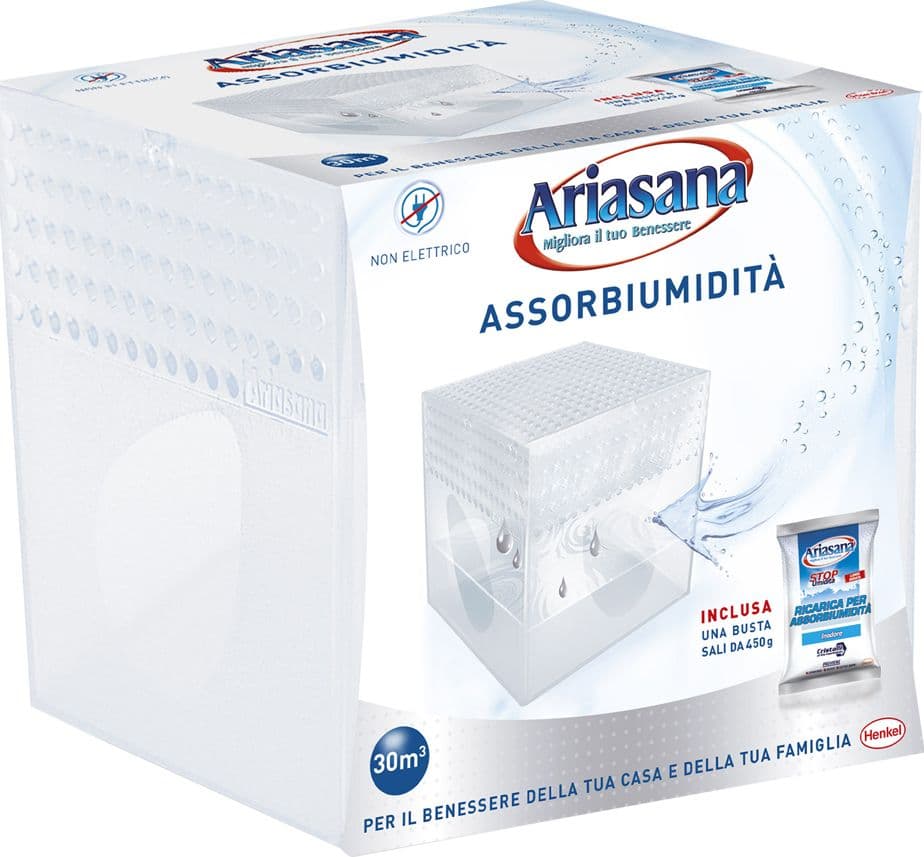 ASSORBIUMIDITA' IN KIT 'ARIASANA' kit 1 vaschetta+1 ricariche 450 gr.  - ARIASANA - 2