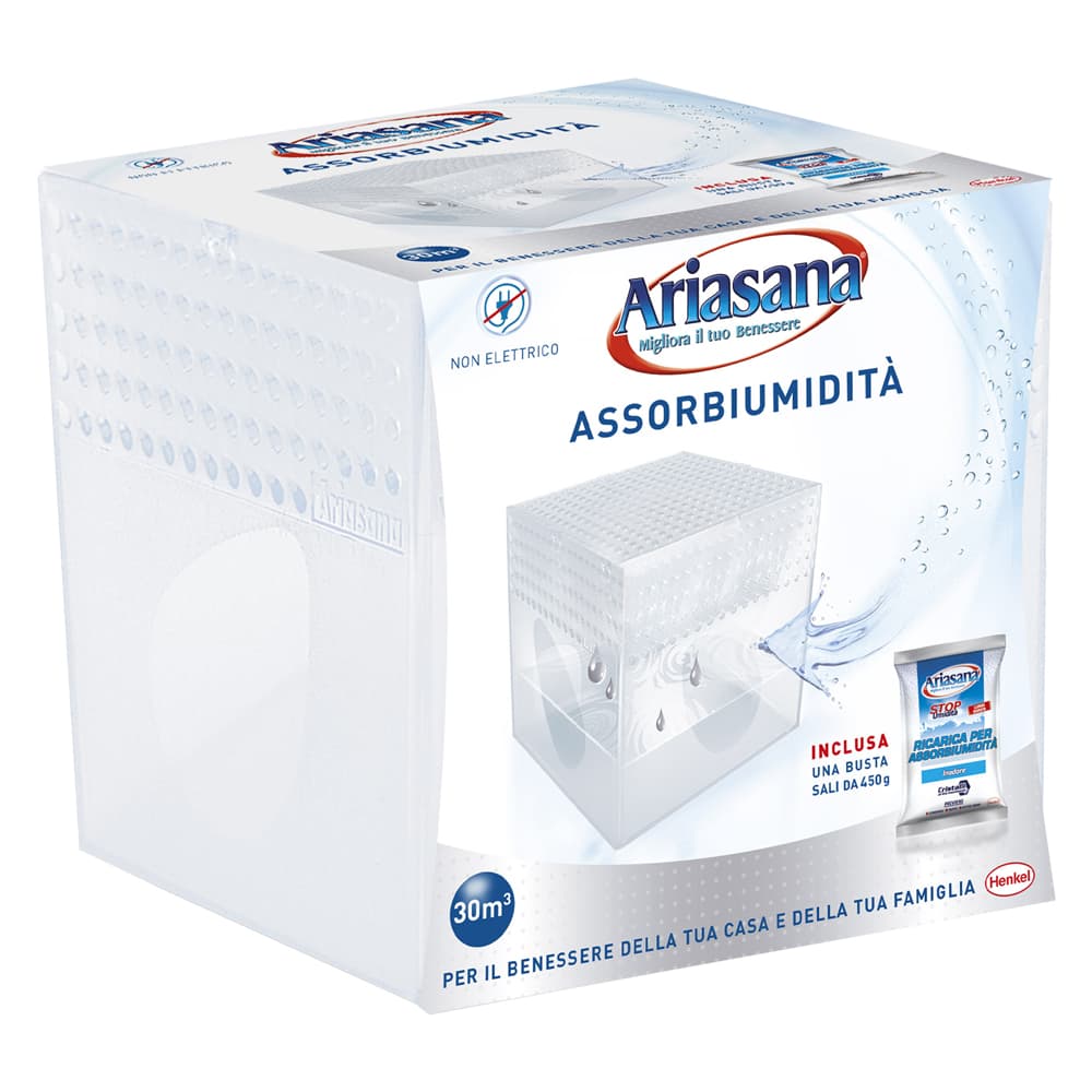 Assorbiumidita Ariasana' Kit 1 VASCHETTA+1 Ricariche Ariasana in Kit 450 gr - 2