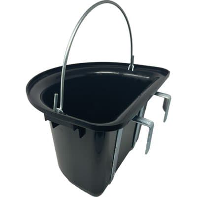 Mangiatoia Cavalli Staccionata Pesante Plastica Metallo H 39 x 36 cm 26 cm - 2