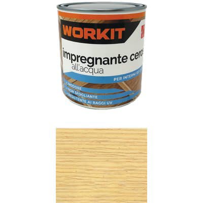 Impregnante Ceroso Acqua Workit Trasparente 750 ml 6 Pezzi - 2
