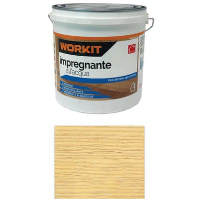 Impregnante Acqua Workit Trasparente 2,5 L 2 Pezzi - 2