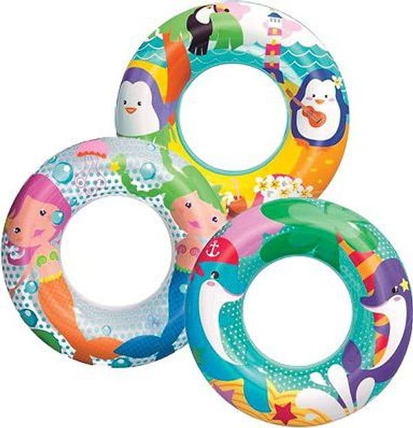 Ciambella Gonfiabile Avv. Marine 36113 Bestway Colori Assortiti 51 cm - 2