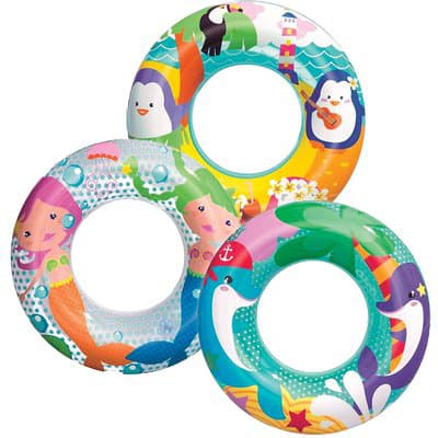 Ciambella Gonfiabile Avv. Marine 36113 Bestway Colori Assortiti 51 cm - 2
