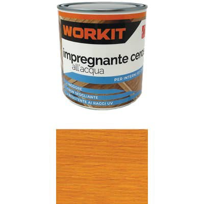 Impregnante Ceroso Acqua Workit Douglas 750 ml 6 Pezzi - 2