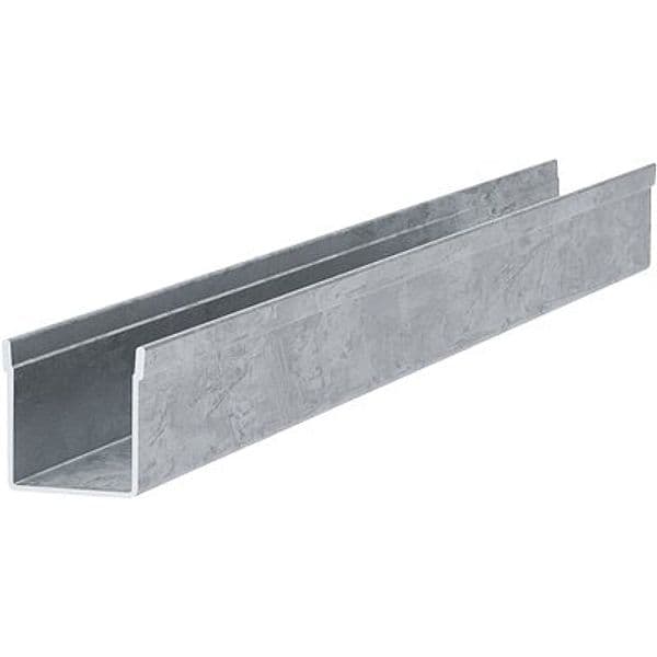 Guida per Tapparelle Zincata S. H 19 x 27 mm 0,8 mm 170 cm 12 Pezzi - 2